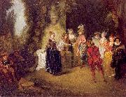 WATTEAU, Antoine The French Theater china oil painting artist